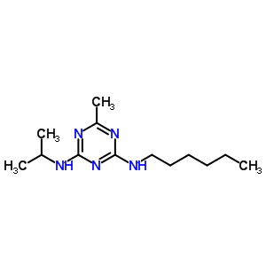 27431-04-5  N-hexyl-6-methyl-N'-(propan-2-yl)-1,3,5-triazine-2,4-diamine