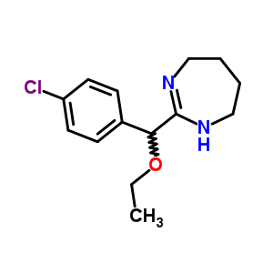 33210-37-6  2-[(4-chlorophenyl)(ethoxy)methyl]-4,5,6,7-tetrahydro-1H-1,3-diazepine