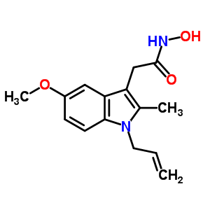 34024-38-9  N-hydroxy-2-[5-methoxy-2-methyl-1-(prop-2-en-1-yl)-1H-indol-3-yl]acetamide