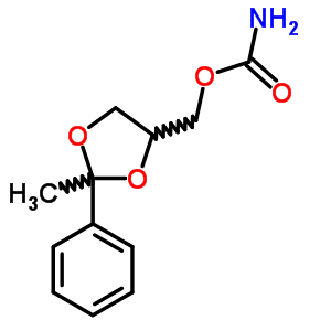 35822-51-6  (2-methyl-2-phenyl-1,3-dioxolan-4-yl)methyl carbamate