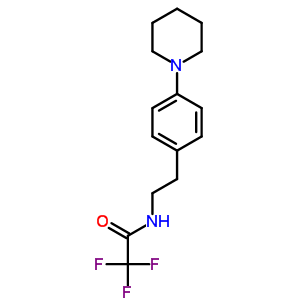 38591-45-6  2,2,2-trifluoro-N-{2-[4-(piperidin-1-yl)phenyl]ethyl}acetamide