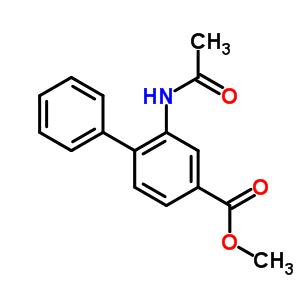 39180-38-6  methyl 2-(acetylamino)biphenyl-4-carboxylate