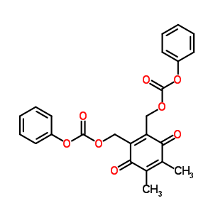 40870-70-0  (4,5-dimethyl-3,6-dioxocyclohexa-1,4-diene-1,2-diyl)dimethanediyl diphenyl biscarbonate