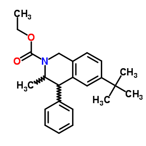 41958-51-4  ethyl 6-tert-butyl-3-methyl-4-phenyl-3,4-dihydroisoquinoline-2(1H)-carboxylate