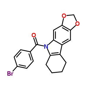50332-23-5  (4-bromophenyl)(6,7,8,9-tetrahydro-5H-[1,3]dioxolo[4,5-b]carbazol-5-yl)methanone