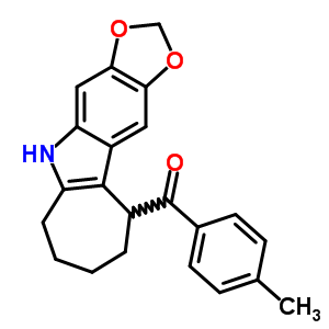 50332-36-0  5,6,7,8,9,10-hexahydrocyclohepta[b][1,3]dioxolo[4,5-f]indol-10-yl(4-methylphenyl)methanone