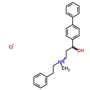 50910-19-5  3-(biphenyl-4-yl)-3-hydroxy-N-methyl-N-(2-phenylethyl)propan-1-aminium chloride