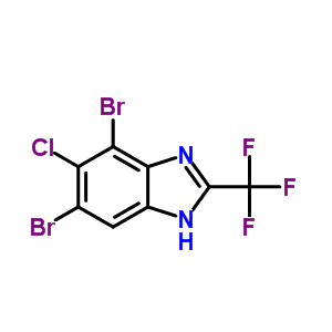 53615-23-9  4,6-dibromo-5-chloro-2-(trifluoromethyl)-1H-benzimidazole 53615-23-9  4,6-dibromo-5-chloro-2-(trifluoromethyl)-1H-benzimidazole