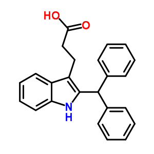 53924-31-5  3-[2-(diphenylmethyl)-1H-indol-3-yl]propanoic acid