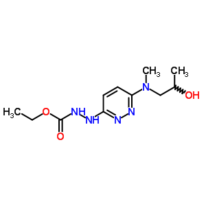 54121-08-3  ethyl 2-{6-[(2-hydroxypropyl)(methyl)amino]pyridazin-3-yl}hydrazinecarboxylate