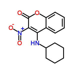 56962-68-6  4-(cyclohexylamino)-3-nitro-2H-chromen-2-one