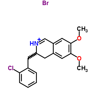 57543-14-3  3-(2-chlorobenzyl)-6,7-dimethoxy-3,4-dihydroisoquinolinium bromide