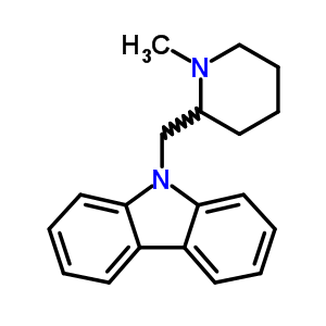 60706-49-2  9-[(1-methylpiperidin-2-yl)methyl]-9H-carbazole