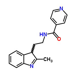 63183-56-2  N-[2-(2-methyl-3H-indol-3-yl)ethyl]pyridine-4-carboxamide