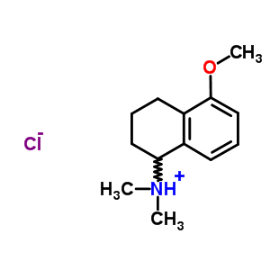 64037-87-2  5-methoxy-N,N-dimethyl-1,2,3,4-tetrahydronaphthalen-1-aminium chloride