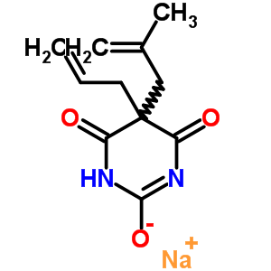 66941-76-2  sodium 5-(2-methylprop-2-en-1-yl)-4,6-dioxo-5-(prop-2-en-1-yl)-1,4,5,6-tetrahydropyrimidin-2-olate