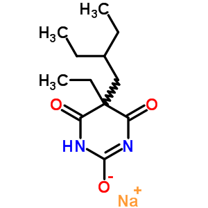 66968-24-9  sodium 5-ethyl-5-(2-ethylbutyl)-4,6-dioxo-1,4,5,6-tetrahydropyrimidin-2-olate