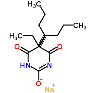 67050-99-1  sodium 5-ethyl-5-(heptan-4-yl)-4,6-dioxo-1,4,5,6-tetrahydropyrimidin-2-olate