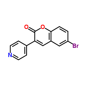 67210-65-5  6-bromo-3-(pyridin-4-yl)-2H-chromen-2-one