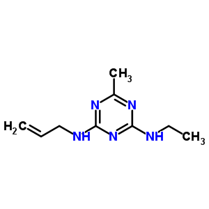 27431-01-2  N-ethyl-6-methyl-N'-(prop-2-en-1-yl)-1,3,5-triazine-2,4-diamine