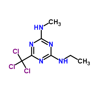 27431-14-7  N-ethyl-N'-methyl-6-(trichloromethyl)-1,3,5-triazine-2,4-diamine