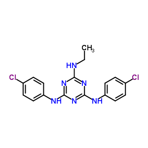 30360-22-6  N~2~,N~4~-bis(4-chlorophenyl)-N~6~-ethyl-1,3,5-triazine-2,4,6-triamine