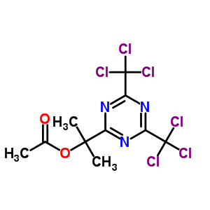 30362-47-1  2-[4,6-bis(trichloromethyl)-1,3,5-triazin-2-yl]propan-2-yl acetate