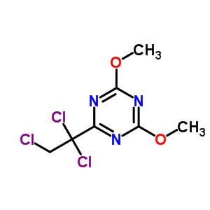 31120-23-7  2,4-dimethoxy-6-(1,1,2-trichloroethyl)-1,3,5-triazine