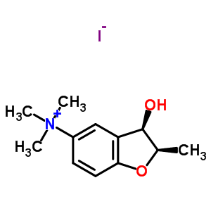 31509-22-5  (2R,3R)-3-hydroxy-N,N,N,2-tetramethyl-2,3-dihydro-1-benzofuran-5-aminium iodide