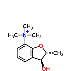 31509-25-8  (2R,3S)-3-hydroxy-N,N,N,2-tetramethyl-2,3-dihydro-1-benzofuran-7-aminium iodide