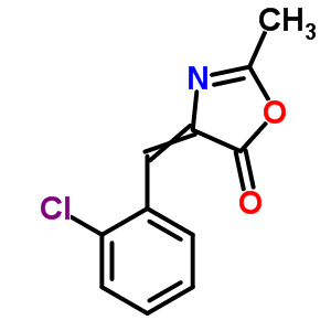 5(4H)-Oxazolone, 4-[(2-chlorophenyl)methylene]-2-methyl-