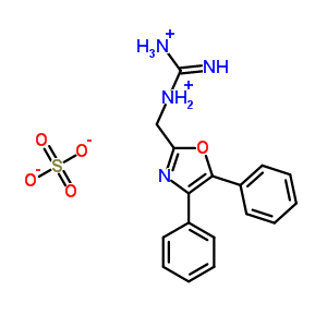 33161-90-9  (E)-N-[(4,5-diphenyl-1,3-oxazol-2-yl)methyl](imino)methanediaminium sulfate
