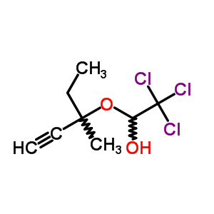 33243-76-4  2,2,2-trichloro-1-[(3-methylpent-1-yn-3-yl)oxy]ethanol