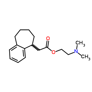40494-40-4  2-(dimethylamino)ethyl 6,7,8,9-tetrahydro-5H-benzo[7]annulen-5-ylacetate