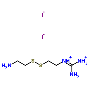 40775-08-4  N-[(E)-amino(ammonio)methylidene]-2-[(2-aminoethyl)disulfanyl]ethanaminium diiodide