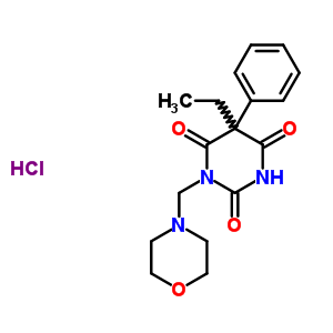 50309-45-0  5-ethyl-1-(morpholin-4-ylmethyl)-5-phenylpyrimidine-2,4,6(1H,3H,5H)-trione hydrochloride (1:1) 50309-45-0  5-ethyl-1-(morpholin-4-ylmethyl)-5-phenylpyrimidine-2,4,6(1H,3H,5H)-trione hydrochloride (1:1)
