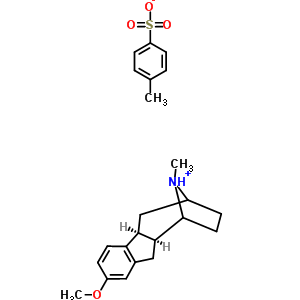 53757-97-4  (4bS,9aS)-2-methoxy-11-methyl-4b,5,6,7,8,9,9a,10-octahydro-6,9-epiminobenzo[a]azulenium 4-methylbenzenesulfonate