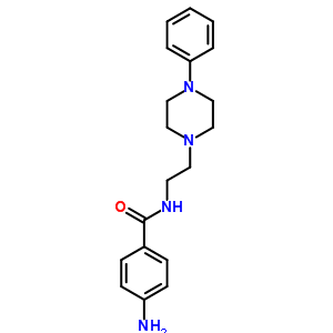 54998-45-7  4-amino-N-[2-(4-phenylpiperazin-1-yl)ethyl]benzamide