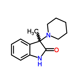 55490-24-9  3-methyl-3-(piperidin-1-yl)-1,3-dihydro-2H-indol-2-one