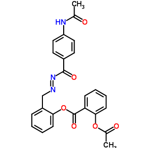 55901-28-5  2-({(E)-[4-(acetylamino)benzoyl]diazenyl}methyl)phenyl 2-(acetyloxy)benzoate