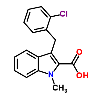 57055-64-8  3-(2-chlorobenzyl)-1-methyl-1H-indole-2-carboxylic acid
