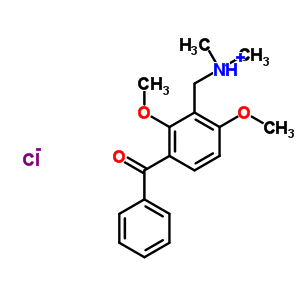 58324-26-8  (3-benzoyl-2,6-dimethoxyphenyl)-N,N-dimethylmethanaminium chloride