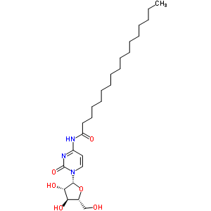 59252-37-8  1-(beta-D-arabinofuranosyl)-4-(heptadecanoylamino)pyrimidin-2(1H)-one