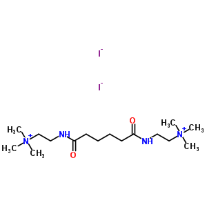 62055-16-7  2,2'-[(1,6-dioxohexane-1,6-diyl)diimino]bis(N,N,N-trimethylethanaminium) diiodide