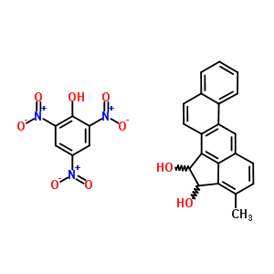 63041-80-5  2,4,6-trinitrophenol - 3-methyl-1,2-dihydrocyclopenta[ij]tetraphene-1,2-diol (1:1)