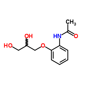 63905-15-7  N-[2-(2,3-dihydroxypropoxy)phenyl]acetamide