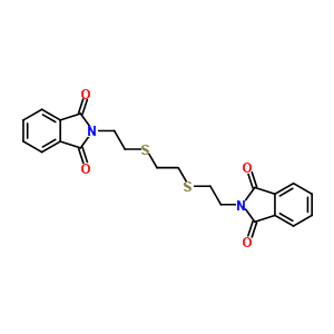 63938-35-2  2,2'-[ethane-1,2-diylbis(sulfanediylethane-2,1-diyl)]bis(1H-isoindole-1,3(2H)-dione)