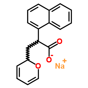 64038-74-0  sodium 2-(naphthalen-1-yl)-3-(2H-pyran-2-yl)propanoate