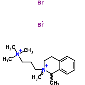 64047-64-9  1,2-dimethyl-2-[3-(trimethylammonio)propyl]-1,2,3,4-tetrahydroisoquinolinium dibromide