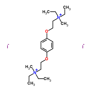 64049-53-2  2,2'-[benzene-1,4-diylbis(oxy)]bis(N,N-diethyl-N-methylethanaminium) diiodide